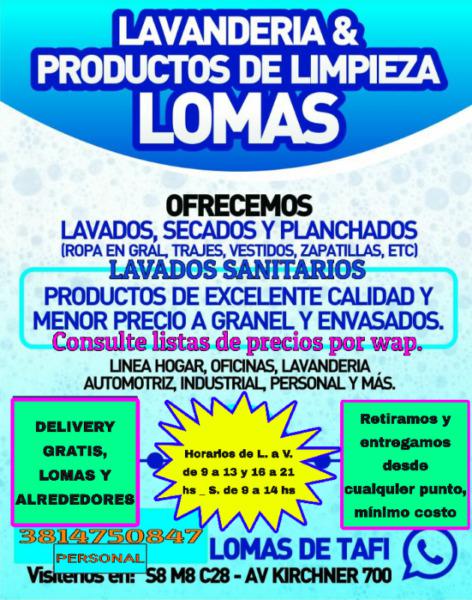 Lavandería y productos de limpieza