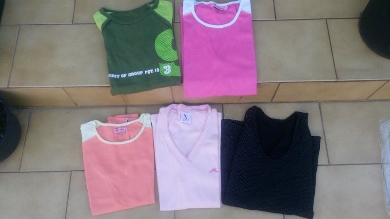 Lote de 5 remeras de mujer- Talle M