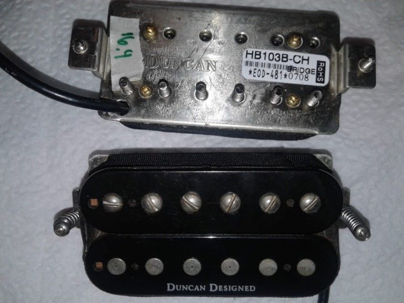 Microfonos Duncan Designed para Guitarra