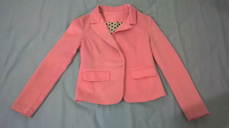 Blazer rosado clarito