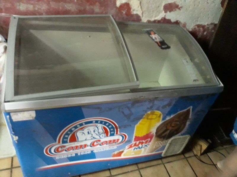 Frizer para helados y bebidas. 300 litros, 2 puertas