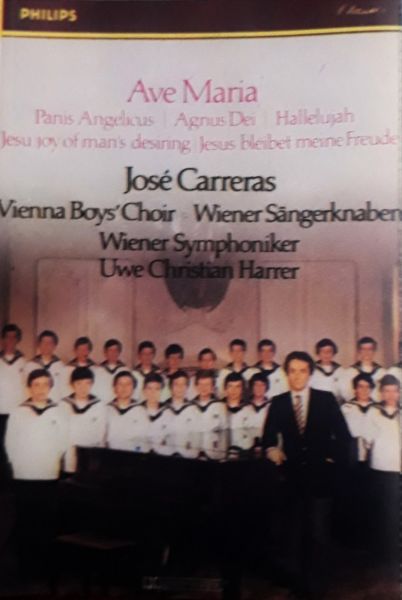 Jose Carreras Ave Maria Niños Cantores De Viena Casette