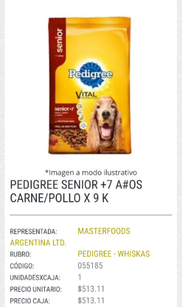 PEDIGREE VENDO AL POR MAYOR