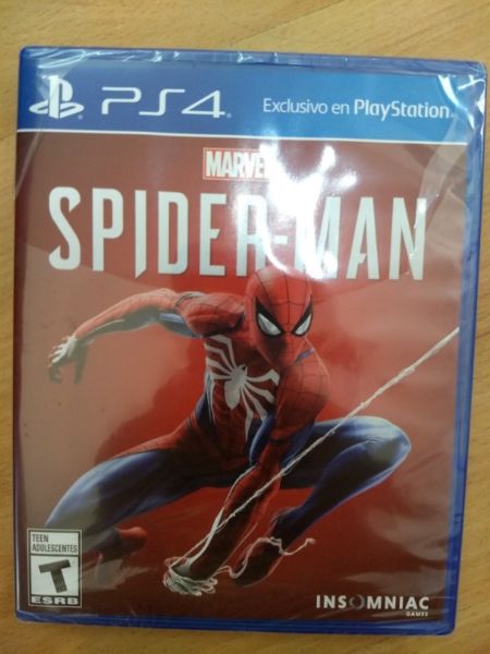 Spiderman PS4. Nuevo.