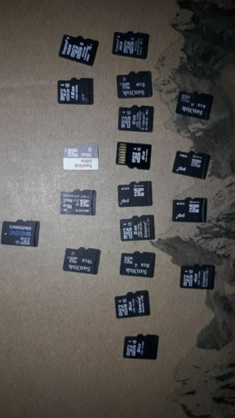 tarjetas de memorias micro sd 4GB 8GB 16GB 32GB se hacen