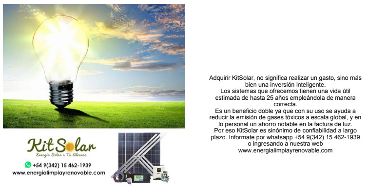 Kit-Solar Para Vivienda AutoInstalable