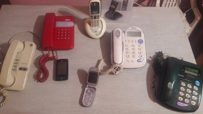 Lote Teléfonos y celulares usados