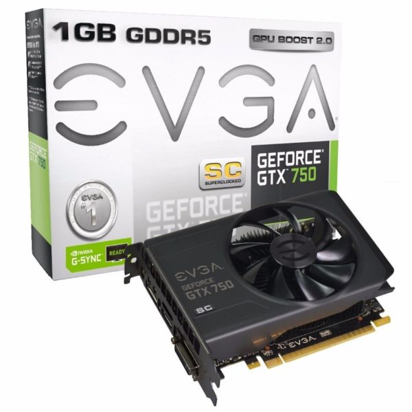 Placa de video EVGA gtx 750 gddr5