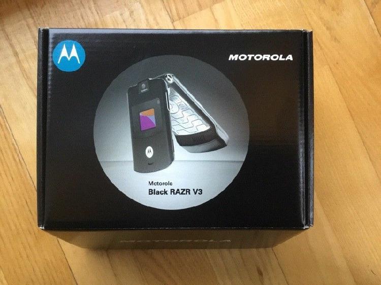 2005 Motorola RAZR V3 Negro Nuevo Original Vintage Liberado