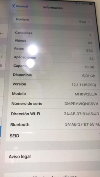 Ipad Air 2 Como nuevo 16GB