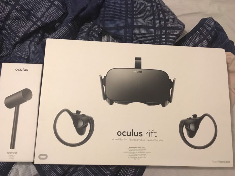Oculus Rift Casi Nuevo - Vr + Alargue Para Sensor + 3 Sensor