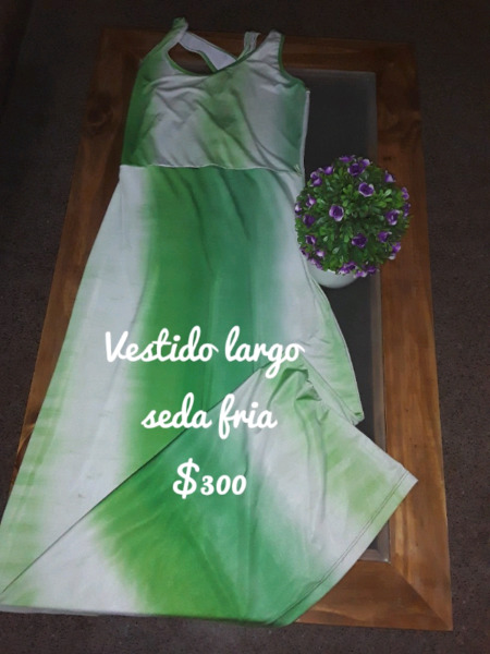 Vestido largo Verde
