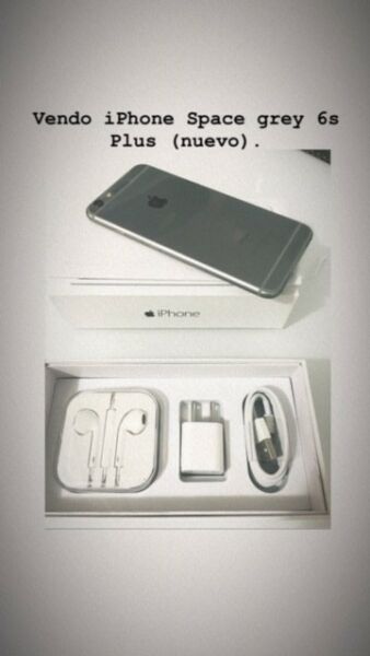 iphone apple space grey 6s Plus 16gb (nuevo)