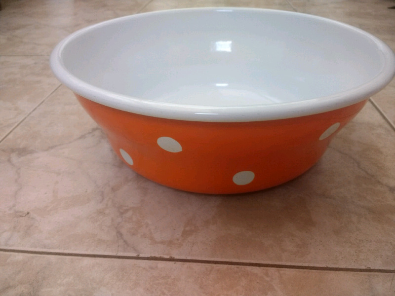 Bowl enlozado naranja