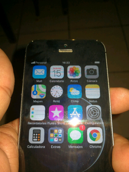 Iphone 5s con huella