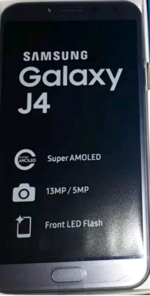 Samsung J4 nuevo en caja