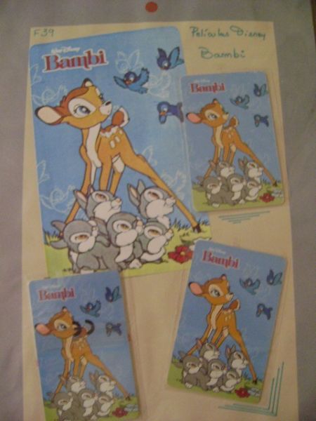 Tarjeta Telefonica Coleccionable Disney Bambi 1 Serie F 39