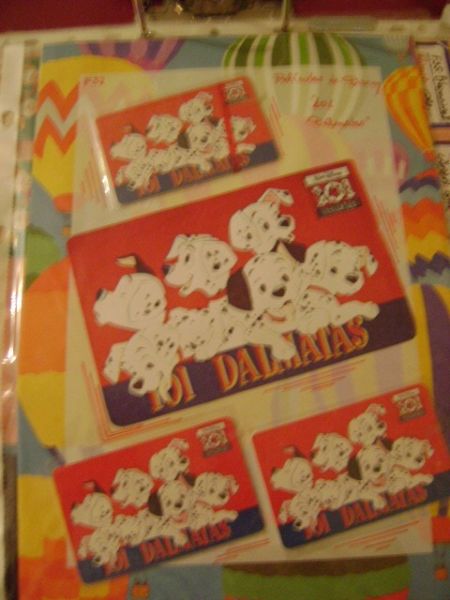 Tarjeta Telefonica Disney 101 Dalmatas C/ Blister Serie F32