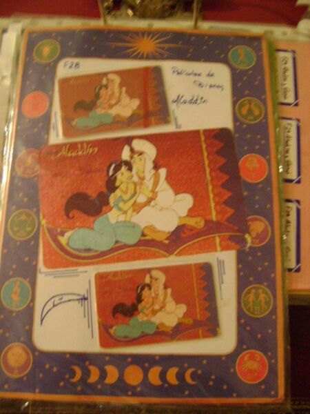 Tarjeta Telefonica Disney Aladino 1 Con Blister Serief28 Gp2