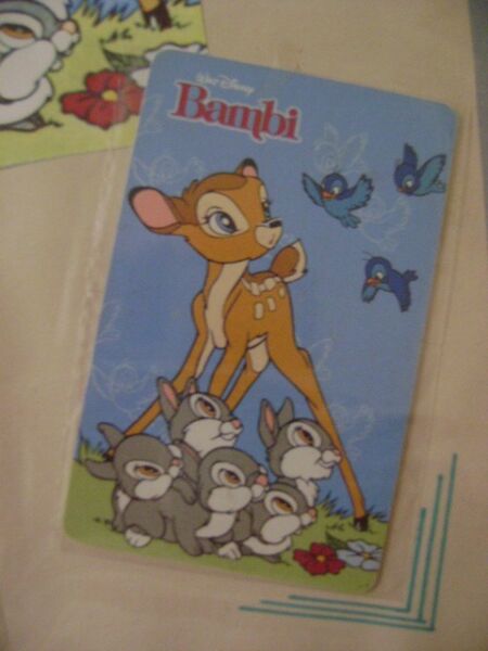 Tarjeta Telefonica Disney Bambi 1 Coleccionable Usada
