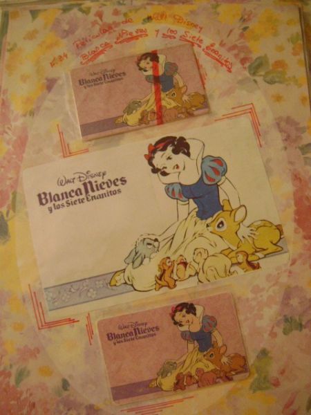 Tarjeta Telefonica Disney Blancanieves 1 Coleccionable Usada