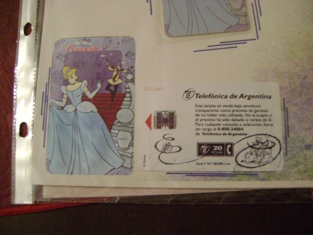 Tarjeta Telefonica Disney Cenicienta 2 Coleccionable Usada