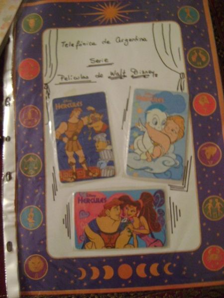 Tarjeta Telefonica Disney Coleccion Hercules 3 Serie F 47