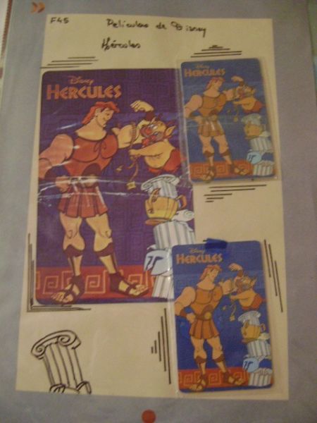 Tarjeta Telefonica DisneyColeccion Hercules 1 Serie F45
