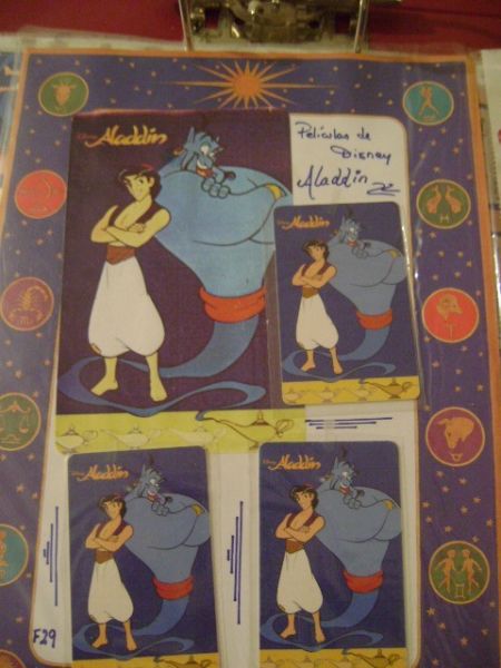 Tarjeta Telefonicadisney Aladino 2 Con Blister Serie F29 Gp3