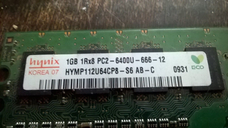 Vendo Memorias DDR Y DDR2 Funcionando