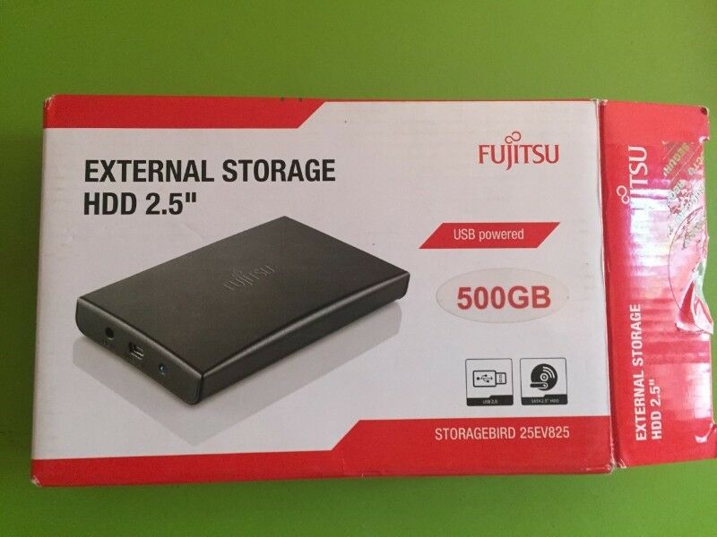 Vendo disco externo Fujitsu. 500 GB
