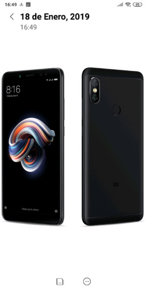 Oportunidad Xiaomi note 5 negro