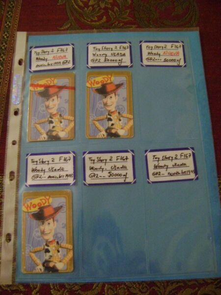 Tarjeta Telefonica Disney Coleccion Toy Story 2 Serie F167