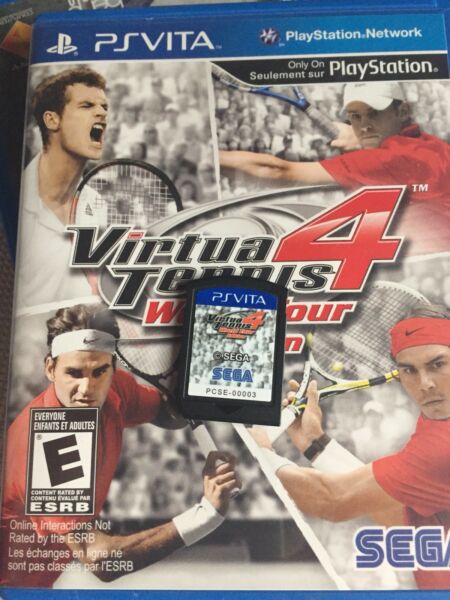 Virtua tenis 4 ps vita playstation