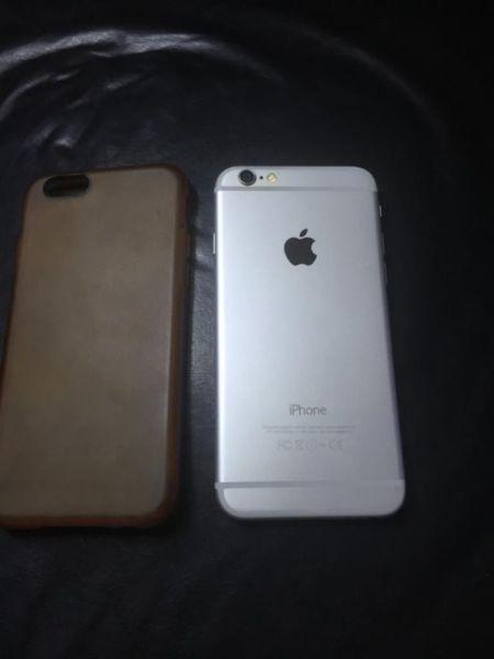 iphone 6 con funda y vidrio templado