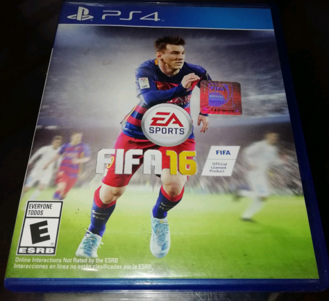 FIFA 16, juego fisico PS4