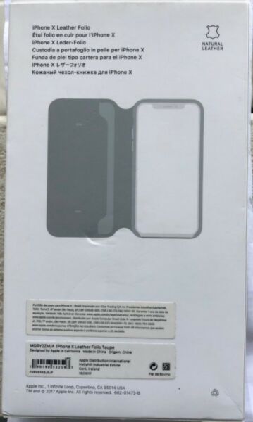 Funda Iphone X Leather Folio Apple Original