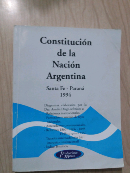 Constitución de la nación Argentina