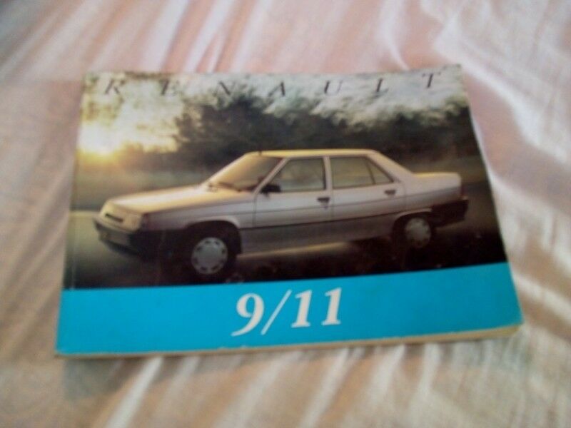 Manual original Renault 9 y 11