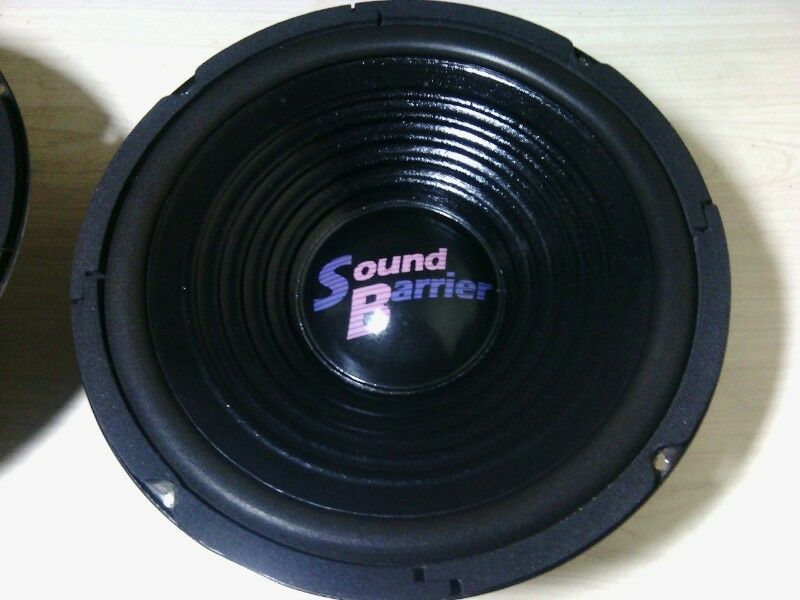 Parlantes woofers 10 pulgadas sound barrier excelentes