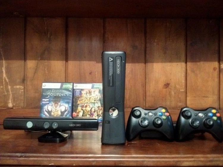Xbox 360 250 Gb Con Kinect 2 Joysticks Y Mas De 65 Juegos