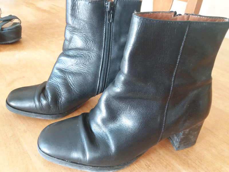 Botas de cuero mujer