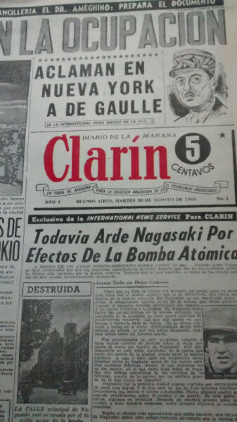 Diario Clarín número 1