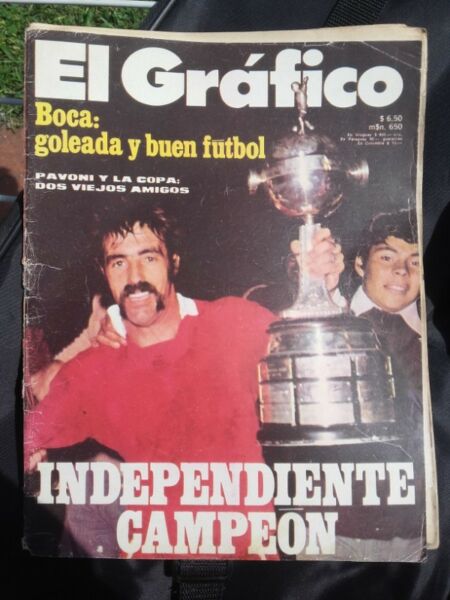 El Gráfico. Independiente campeón Libertadores 