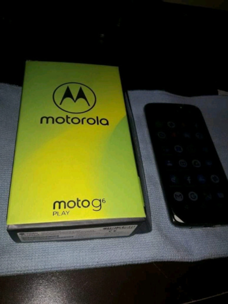 Vendo moto G6 play liberado en caja