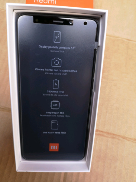 Xiaomi redmi 5 nuevo en caja libre