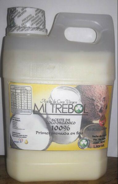 Aceite de Coco Virgén Organico 1 Litro