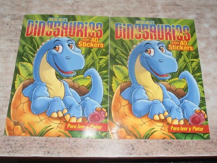 LIBROS COLOREAR DINOSAURIOS