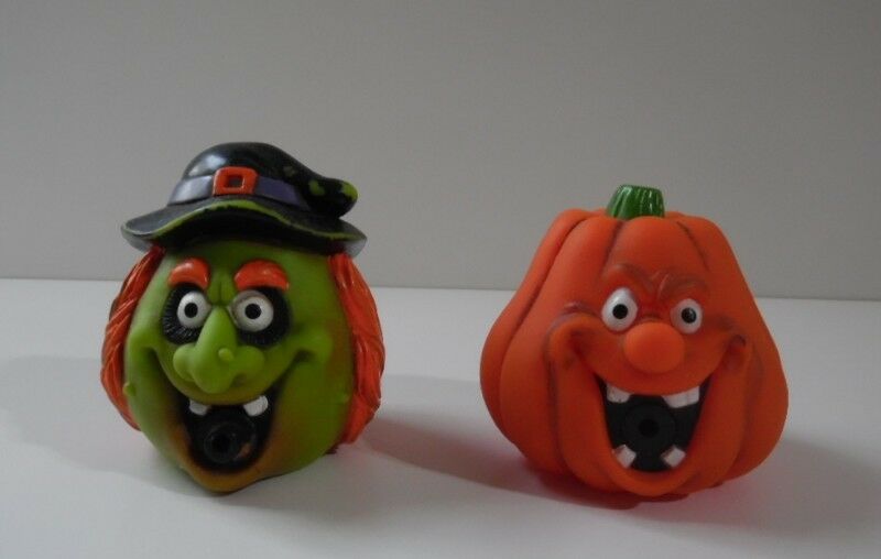 Muñecos Russ De Goma Halloween Década 90´.