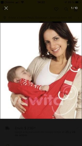 Porta bebé marca Wawita